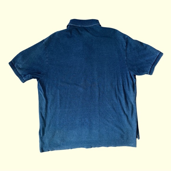 Vintage Men’s  Polo Ralph Lauren Shirt Indigo USNC Dragon Embroidered 2XB - Picture 6 of 6